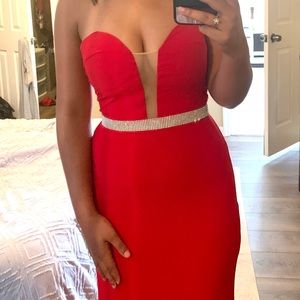 Long Red Maxi Dress- Perfect for the Holidays!